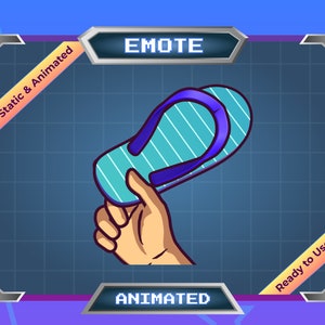 Sandali da lancio - Emote animata - Emote statica - Emote Twitch - Emote Discord