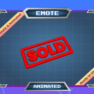 Sold Stamp Animated Emote for Twitch and Discord