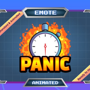 Panic Animated Emote for Twitch and Discord (Digital Download)