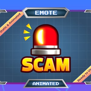 Animated Emote - Static Emote - Twitch Emote - Discord Emote - SCAM Alert