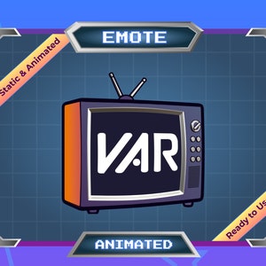 Animated Emote - Static Emote - Twitch Emote - Discord Emote - VAR TV