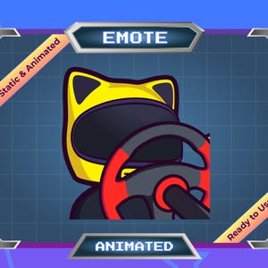 Rijden: geanimeerde emote, statische emote, Twitch-emote, onenigheid-emote