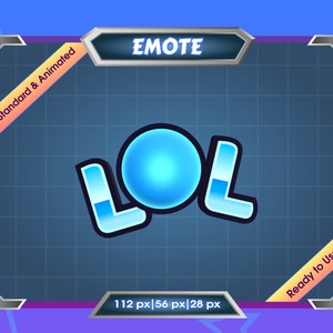 LOL - Animated Emote - Twitch Emote - Discord Emote - Kick Emote