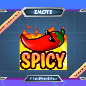 Emote für Streamer | Statisches Emote | Animiertes Emote | Twitch Emote | Discord Emote | WÜRZIG