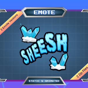 Emote for Streamer | Static Emote | Animated Emote | Twitch Emote | Discord Emote | SHEESH