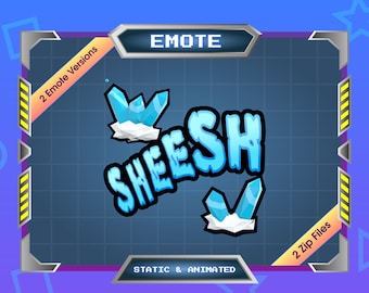 Emote for Streamer | Static Emote | Animated Emote | Twitch Emote | Discord Emote | SHEESH