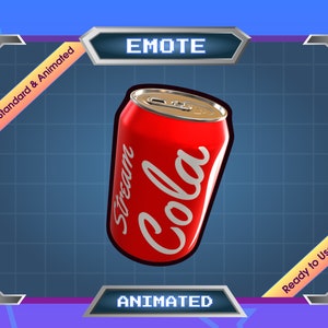 Animated Emote - Twitch Emote - Discord Emote - Stream Cola