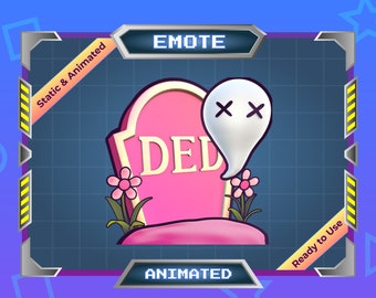 DED Pink - Animated Emote - Static Emote - Twitch Emote - Discord Emote