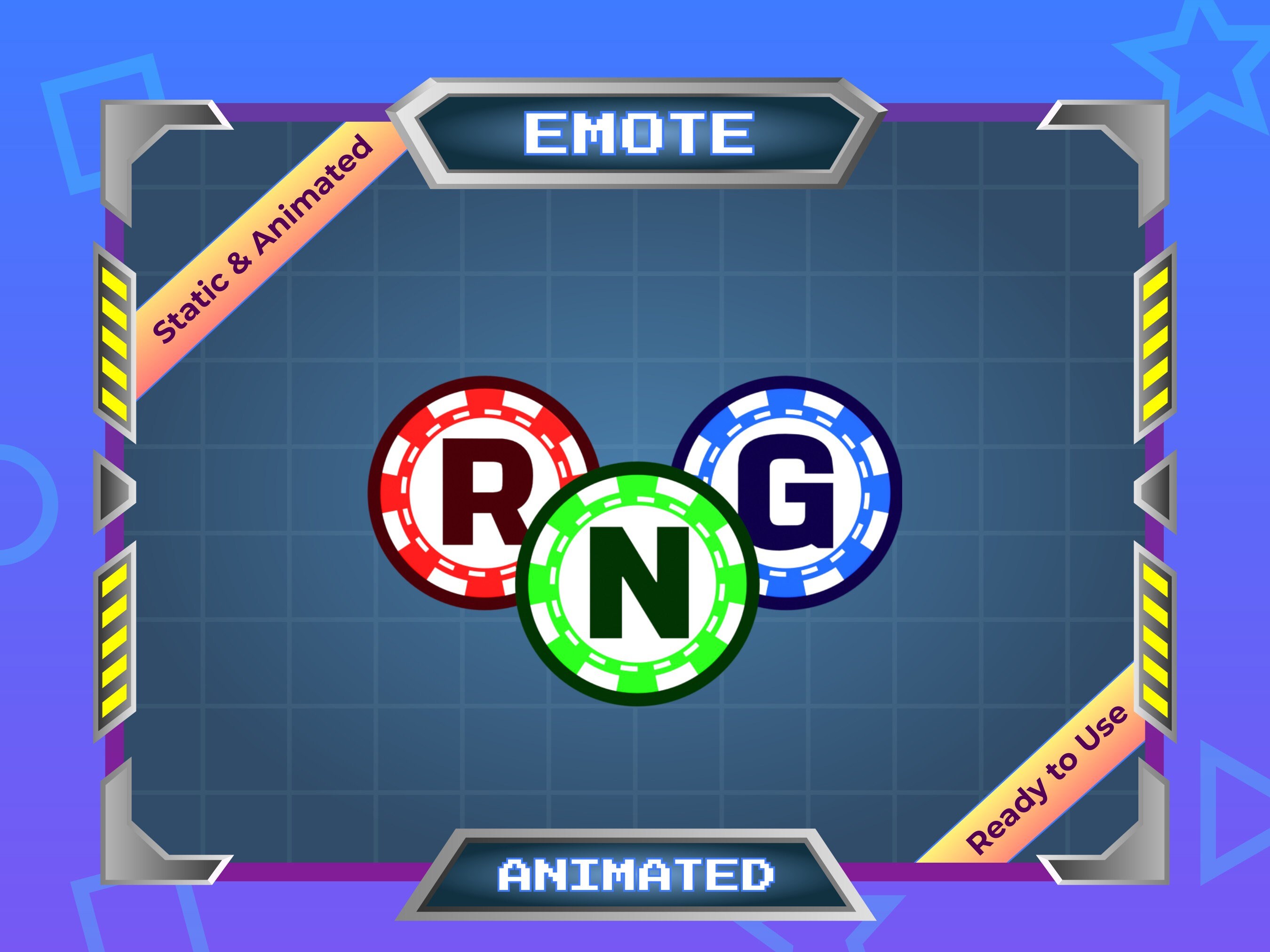 RNG Chip - Animated Emote - Static Emote - Twitch Emote - Discord Emote