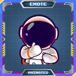 Astronaut Scuba Dance Animated Emote for Twitch/Discord (Digital File)