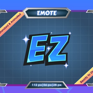 Emote for Streamer | Static Emote | Animated Emote | Twitch Emote | Discord Emote | EZ