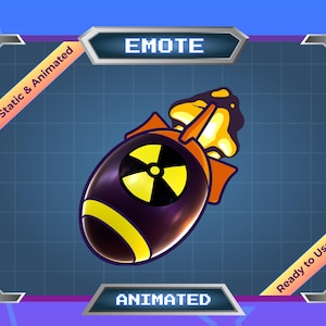 Nuclear Bomb Animated Emote for Twitch & Discord (Digital Download)