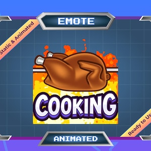 Kochendes Huhn - Animiertes Emote - Twitch Emote - Discord Emote