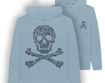 Kids Skulls Hoodie | Organic Cotton, Hypoallergenic