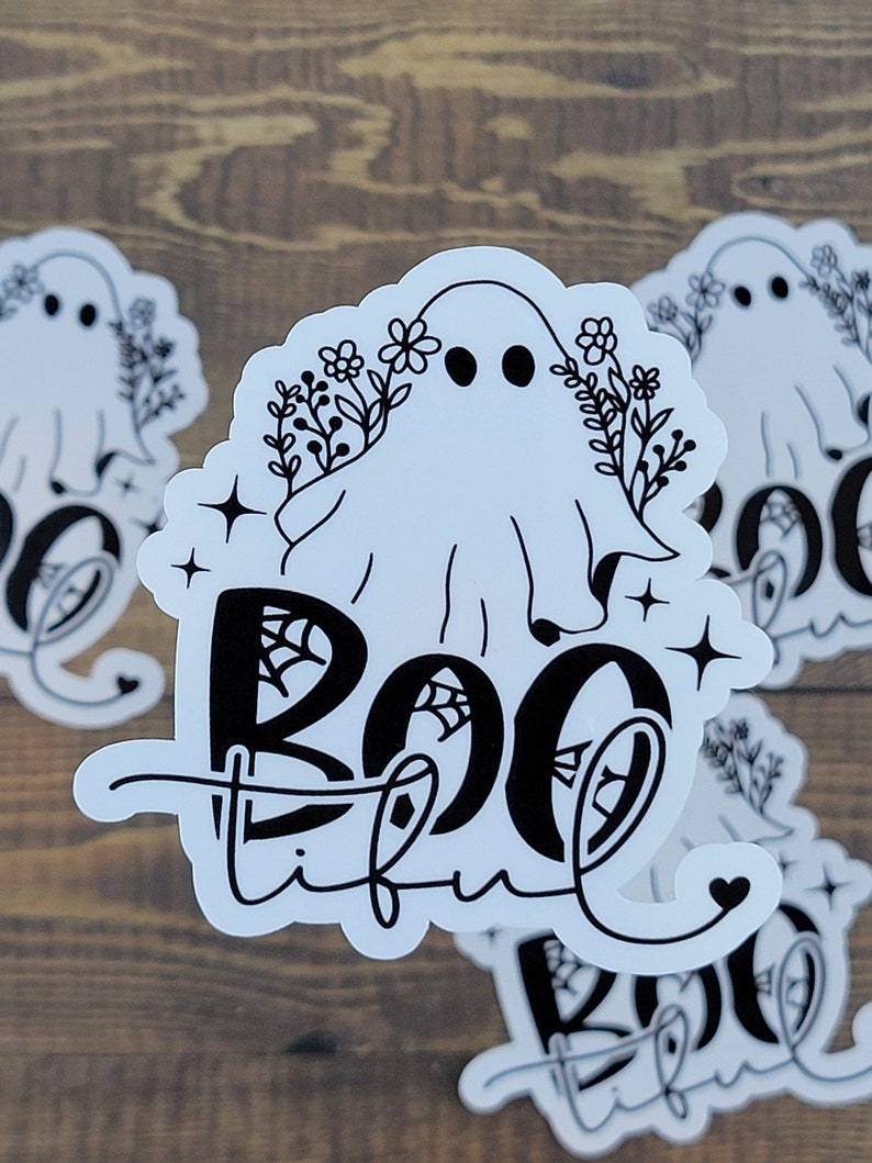 Bootiful, Ghost, Sticker - Etsy