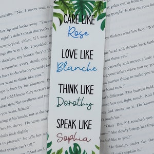 Golden Girls, Rose, Blanche, Dorothy, Sophia Bookmark