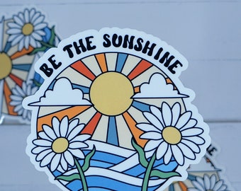 Be the Sunshine, Retro Sticker