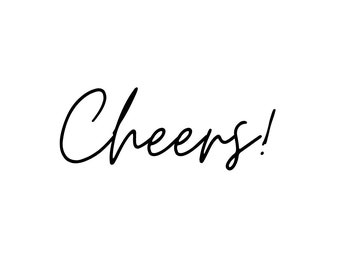 Cheers SVG