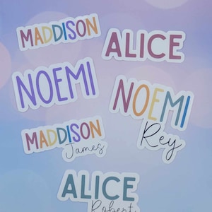 Personalized Name Sticker, Custom Sticker