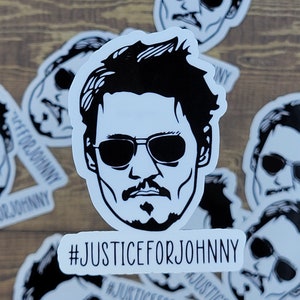Justice For Johnny, Johnny Depp Sticker