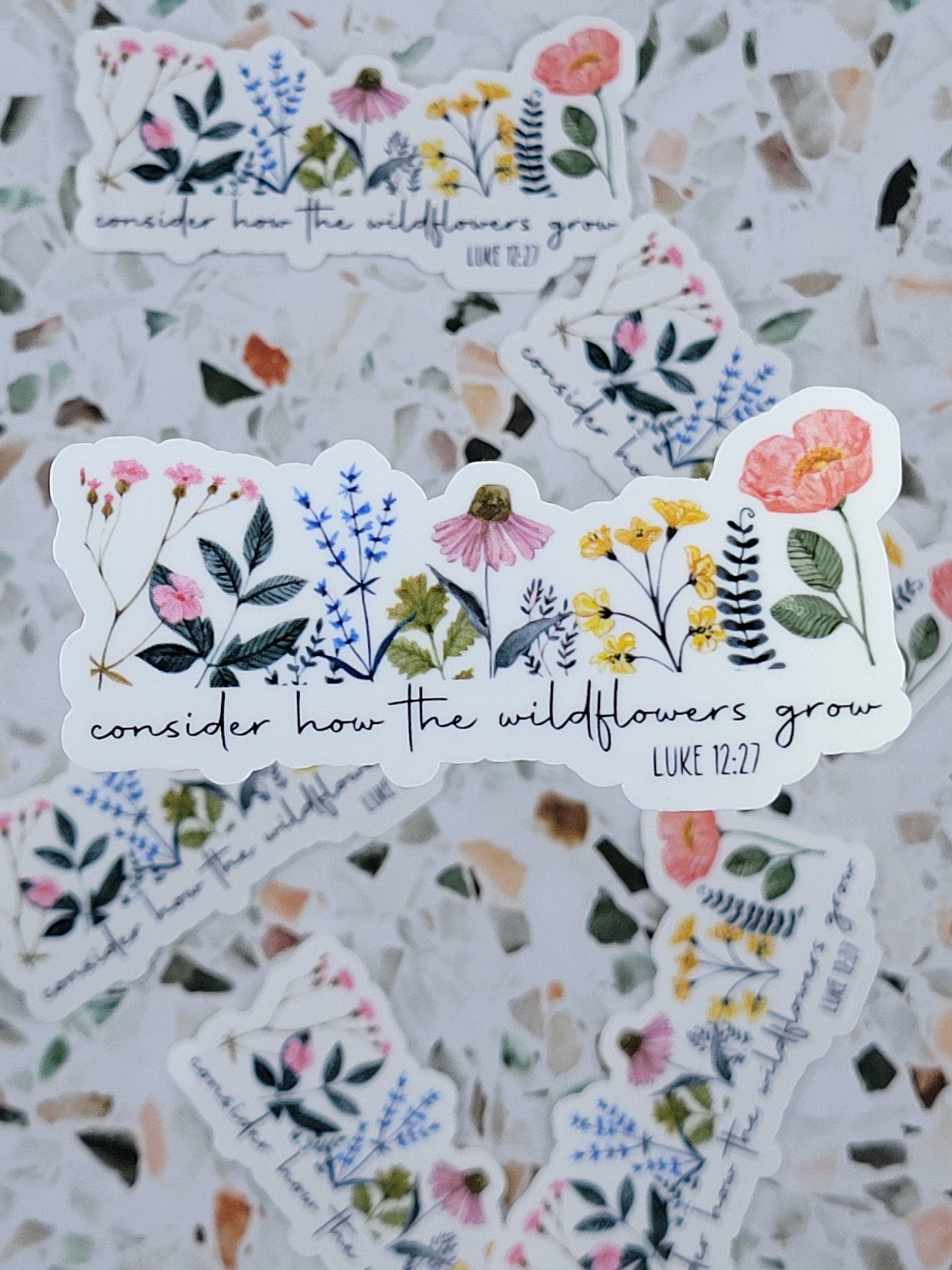 Dried Wildflowers Sticker Set, Pressed Flowers Stickers, Meadow Flower  Bouquet Stickers, Hippie Boho Floral Stickers, Wild Plant Stickers