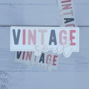 Vintage Soul, Retro, Sticker