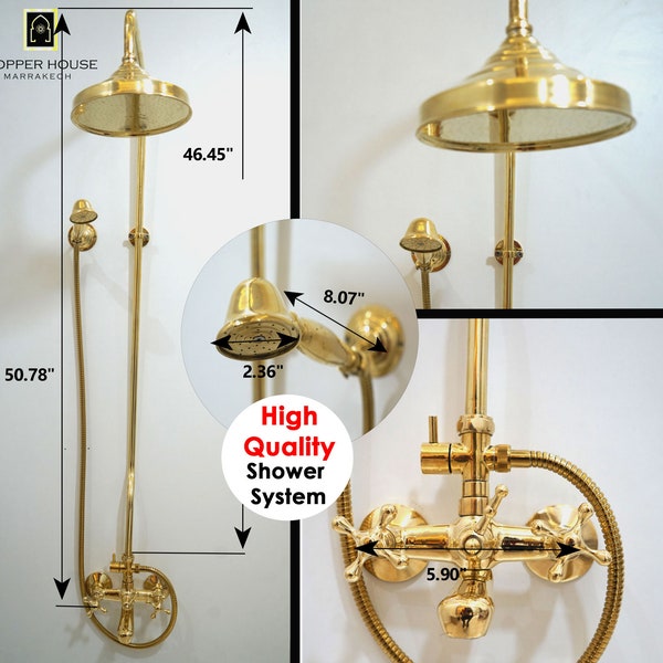 Exposed Pipe Shower Etsy