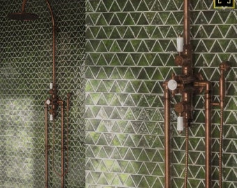 Vintage Kupfer Badezimmer Temperaturregler Dusche -Wahl der Farbe Finish