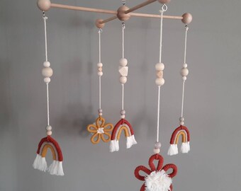 Baby mobile macrame