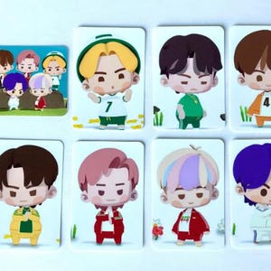 Tarjetas fotográficas de BTS Island In The Seom para PC con atuendos de mantequilla
