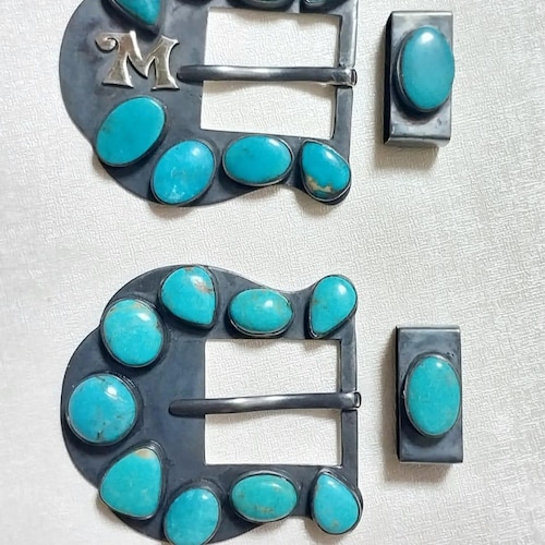 R5 ビンテージターコイズチベットリングジュエリーオープン調節可能な