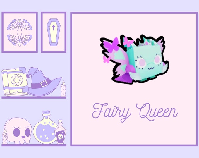 Pet Simulator X Pet Sim X Fairy Queen Exclusive Etsy