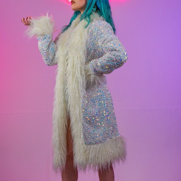 Rave Sequin Coat - Etsy