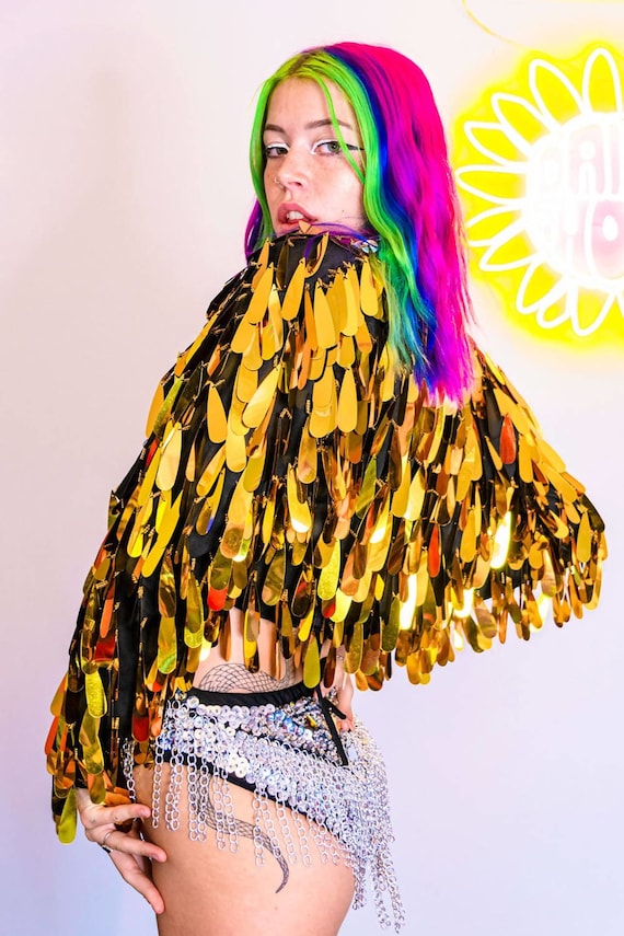 Sequin festival best sale jacket
