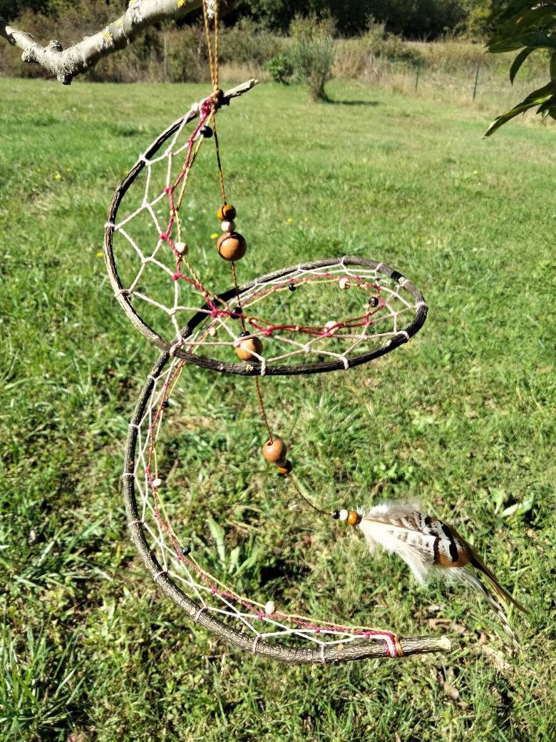 Spirale Macramé Couleur d'automne