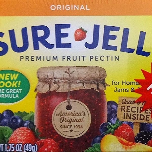 Sure Jell Premium Fruit Pectin, 1.75 Oz, 3-Twin Packs