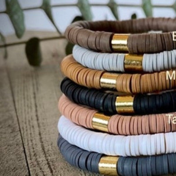 Heishi Bracelet - Etsy