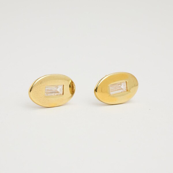 Hermann Siersbøl Earrings in 8K Gold, 0.51 inches | Real Genuine Gold | Quality Fine Jewelry | Nordic Jewelry