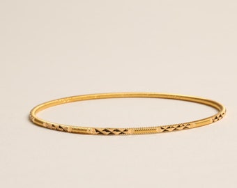 Bangle in 22K Gold, 2.76 inches | Solid Gold | Fine Jewelry | Danish Jewelry