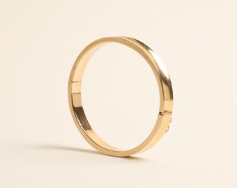 Bangle in 14K Gold, 23.05 inches | Solid Gold | Quality Fine Estate Jewelry | Scandinavian Jewelry