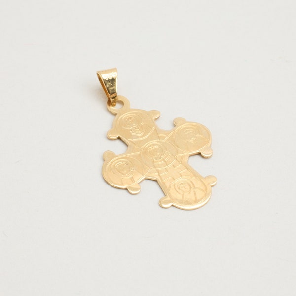 Pendant in 14K Gold, 1.18 inches | Solid Gold | Quality Fine Estate Jewelry | Nordic Jewelry