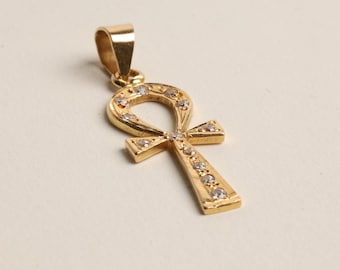 Pendant in 18K Gold, 1.38 inches | Solid Gold | Quality Fine Jewelry | Scandinavian Jewelry