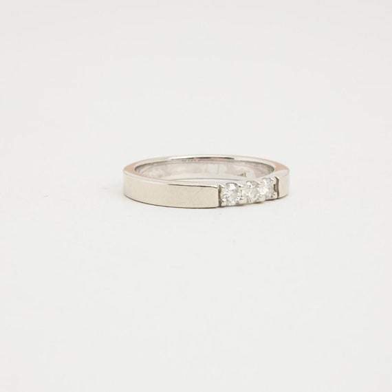 Ring with diamonds (0.18 ct) in 14K Gold size 6 |… - image 3