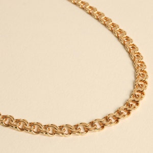 BNH Bismarck Necklace in 14K Gold, 16.54 inches | Solid Gold | Minimalistic Gold Jewelry | Danish Jewelry