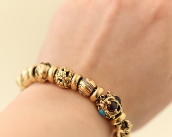 Trollbeads Bracelet in 18K Gold, 8.66 inches | Vintage Solid Gold | Fine Jewelry | Danish Jewelry