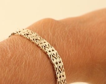 Y-link Bracelet in 14K Gold, 7.68 inches | Solid Gold | Quality Fine Jewelry | Danish Jewelry