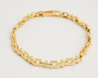 Bracelet in 18K Gold, 7.09 inches | Real Genuine Gold | Quality Fine Estate Jewelry | Danish Jewelry