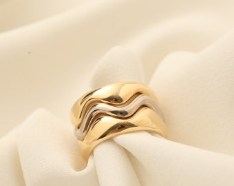 Ring in 14K Gold size 6 | Vintage Solid Gold | Premium Real Gold Estate | Danish Jewelry
