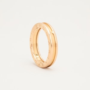 Bvlgari Ring in 18K Rose gold size 10 | Vintage Solid Gold | Quality