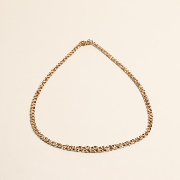 Bismarck Necklace in 8K Gold, 17.13 inches | Solid Gold | Quality Fine Estate Jewelry | Scandinavian Jewelry
